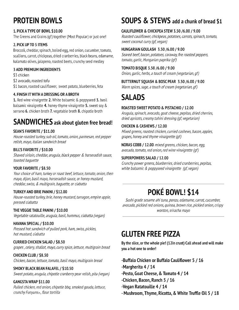 Nora's Oswego Menu image 2
