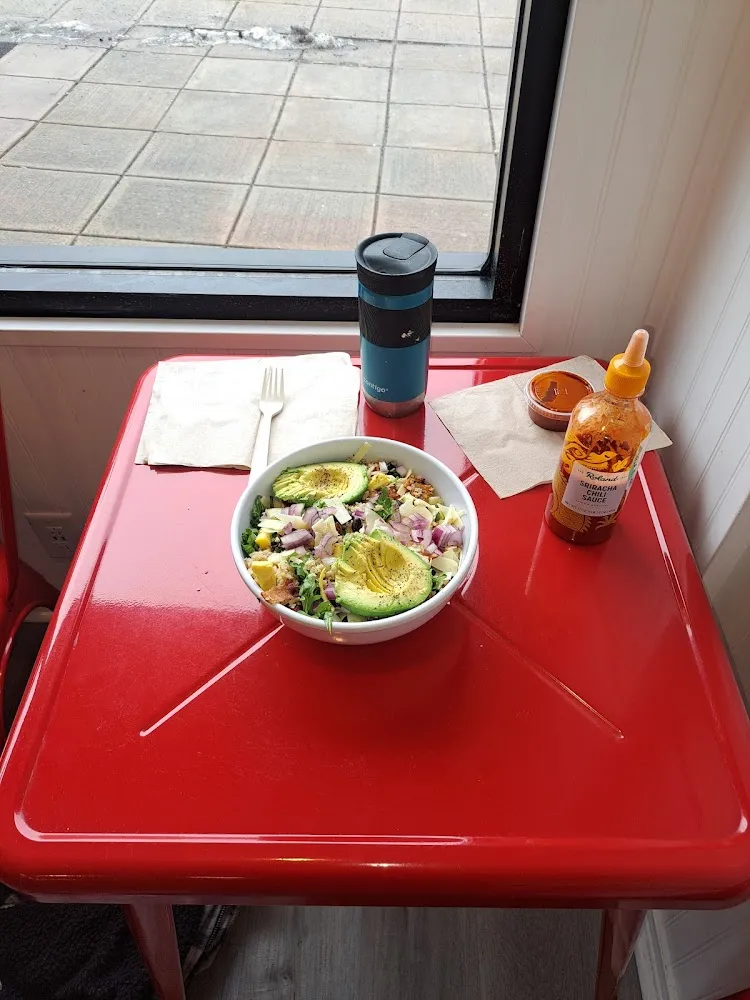 Southwest Bowl with Arugula Avocado and Bacon Bowl